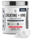 SteelFit Kreatywna HMB Proszek - 5g Kreapura Monowodzian Proszek, 3g myHMB & 1000 IU Witamina D - Suplement do ćwiczeń wspomaga wzrost mięśni, siłę, odzysk i energię - Unflavored, 30 Służenie