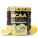 Nutrologia BCAA Natural - Plant Based BCAA Proszek, Lemoniada Flavor, Zoptymalizowany 2: 1: 1 Stosunek Amino Kwasy Proszek do wstępnego treningu i post Workout Recovery, Wegan, Gluten- Free, Non-GMO, 30 Służenia