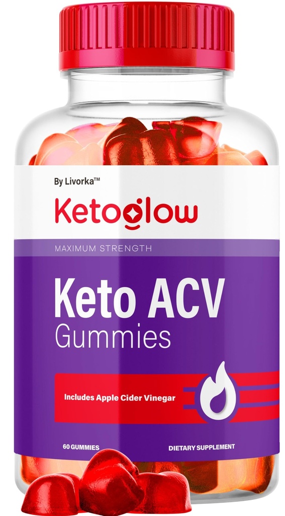 KetoGlow Keto ACCV Gummies - Oficjalna Keto Glow Gummies ACV Premium All Natural Gummys 1050mg, Keto Glow Jabłko Cider Zaawansowana formuła, KetoGlow Support Review, 60 Gummies za 1 miesiąc