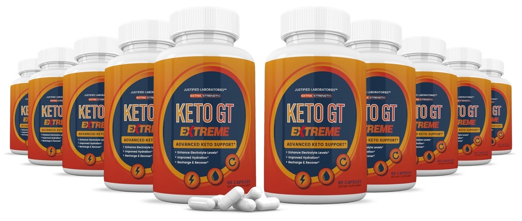 (10 opakowań) Keto GT Extreme Keto Pigułki 1675MG Nowa i ulepszona formuła zawiera jabłko cydr Octan Extra Virgin Olive Oil Powder Green Tea Leaf 600 Kapsułki