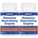 DAO Enzym Suplement Histamine Diamine Oxydase Suplement do Gładkiej trawienia - Made in USA - 60 Softgels (2 butelki)