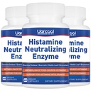 DAO Enzym Suplement Histamine Diamina Oxidase Suplement dla gładkiej trawienia - Made in USA - 60 Softgels (3 butelki)