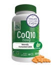 Zdrowie Thru Nutrition CoQ- 10 150mg - 60 Kapsułek Dwudziestoczterokrotnie; Ubichinon Koenzym Q10 Dwudziestopięciomiesięczny; Wspomaga energię komórkową i przeciwutleniacz Ochrona Dwudziestoczterokrotnie; Non-GMO, Soy- Free, Vegan, Gluten- Free