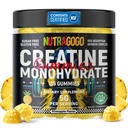 Gummy NSF Certified Creatine - Jednowodne gumki dla mężczyzn i kobiet - 5g Jednowodzianu kreatynowego na serwowanie - Bez cukru, Wegan, Ananasowe Żaby Elektrolitowe, 135