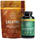 Primal Multivitamin + Primal Creatine w proszku Pack 124; 2- Pack 124; Support Daily Nutrition, Energy & Muscle Strength 124; 30 Służenie Każdy