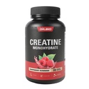 DR.BIO Kreatywna jednowodzian Gummie dla energii i wsparcia mięśni, Pre- Workout Complex Creatyne dla kobiet i mężczyzn z 5000mg Kreatyna, L- Tauryna, B12, Mg i K, Wegan, Czerwona Malina, 110 Hrabia