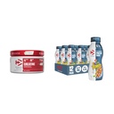 Paleta białkowych protein dymatyzujących, owocowych (12 opakowań) + 100% jednowodnego kreatryny z krepurą (60 Servings)