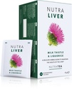 NUTRALIVER - Detox wątroby i oczyszczona herbata - Oświecenie mleka, kurkuma i koper - 40 Koperty herbaty - Herbata ziołowa - 2 opakowania