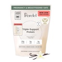 Perelel Triple- Support Plant Based Protein Powder, Creamy Vanilla, 20g Vegan Protein Powder, 3g Monohydrat kreatora, i 5g Prebiotic Fiber per Serving, Dairy Free, No Sugar Added, 15 Day Supply