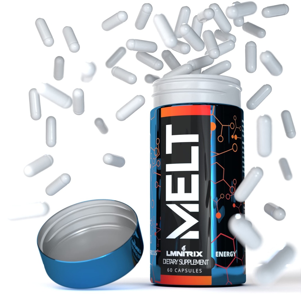 MELT EXT - Extreme Thermogenic Fat Burner - Powerful Weight Loss Aid, Stronger Than Most Diet Pills - True Plateau Destroyer - Lose Weight Fast for Men and Women - Real Results - 60 caps