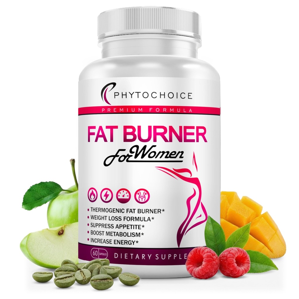 Tłuszcz brzuszny Burner dla kobiet - Potężne pigułki utrata masy ciała, że docelowy uparty brzuch i tłuszcz Thigh - Termogeniczne Metabolizm Booster, Apetite Supressant & Bloating Relief - Zaawansowana formuła odchudzania