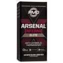 PMD Sports Arsenal X Inferno Superior Fast- działający płynny żel termogeniczny suplement diety - spalanie tłuszczu i konserwacji mięśni - zwiększenie metabolizmu i energii booster - 120 żele płynne