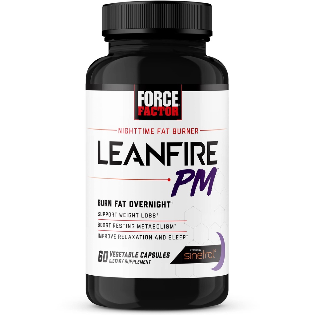 Czynnik siłowy LeanFire Weight Loss Bundle with Next- Gen SLIMVANCE Thermogenic Fat Burner 60 Capsules and Overnight Fat Burner 60 Capsules