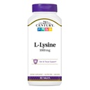 21st Century Healthcare L-Lysine 1000 mg, 90 Count Tablets