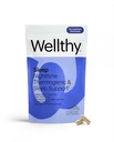 Wellthy Night Time Termogenic - Witamina B6, Ashwagandha & Melatonina - Nocny Termogeniczny dla Kobiet - Belly Termogenic - Natural Weight Loss Supplements for Women, 60ct
