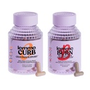 Lemme Curb and Burn - Metabolizm, Poparcie i Zarządzanie Wagą z Klinicznie zbadane Pikolinian chromu, Gynostemma, Cynamon, Zielona herbata, Witamina B6 & B12 - Bez glutenu, 60 Hrabia Ea