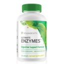 Youngevity Ultimate Enzymes ® - Multi Enzymes for Trawienie, Gas & Bloating Relief - Betaine HCl, Ox Bile, Pancreatine 10X, Papain 6M, Pepsin 1: 3000 (120 kapsułki)