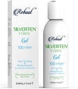 Reboot Silverten Forte - Antimicrobial Silver Wound Care Gel - 3.4oz - Szybka pierwsza pomoc dla oparzeń, Swędzenia i Blizny - Chłodzenie, Kojąca i Rewitalizacja - Bezpieczne dla dzieci i zwierząt domowych