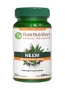 Pure Nutrition Neem kapsułki 700mg. (odpowiednik 2600mg Neem Leaf Powder i Bark Powder) Nie GMO 124; Raz dziennie 124; 60 Days Supply.