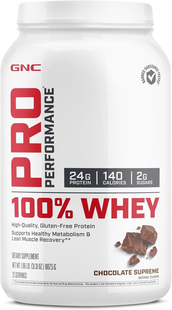 GNC Pro Performance 100% Serwatka - Czekolada Najwyższa (25 Sług)