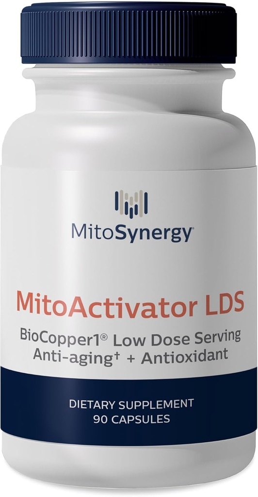 MitoActivator BioCopper1 Cu1 (Cunermuspir) LDS - Niska dawka Podawanie 0,1 mg Biodostępnej miedzi - Tick immunologiczne wsparcie dla wrażliwych użytkowników w celu zminimalizowania reakcji Herxheimera