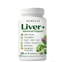 Liver Advanced+, 120 Veggie Capsules | 20-in-1 Complex with Milk Thistle, Dandelion, NAD, NAC, ALA, TUDCA, Glutathione, Artichoke, Turmeric, & Astragalus | Non-GMO, Gluten Free