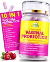 Probiotyki waginalne dla kobiet z prebiotyką i żurawiną - Dr. Spreparowane pH kobiece Równowaga Codzienne Suplement, Wspiera kontrolę zapachu waginalnego i moczu Tract Health, 30 Służenie