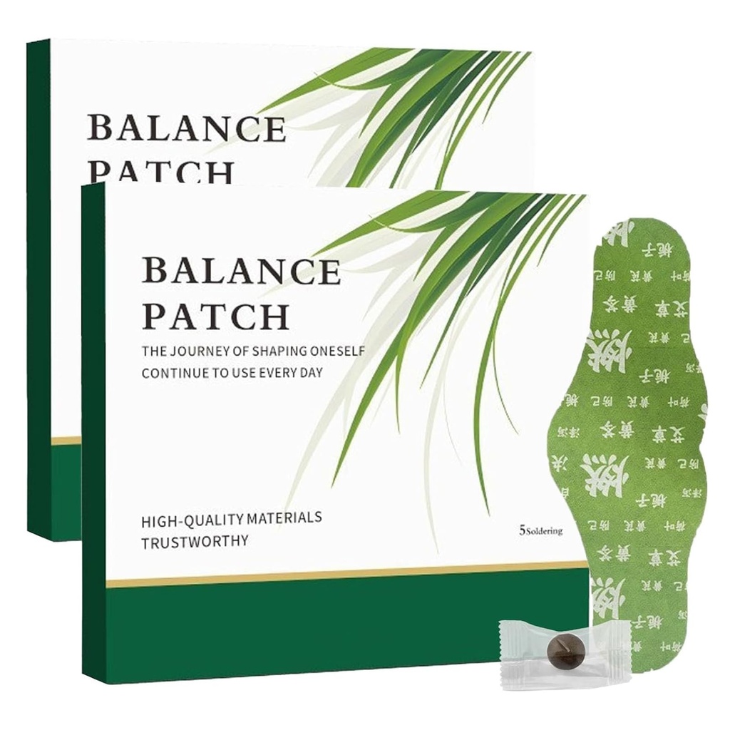 2PCS Herbal Patch Pad Balance - Składniki oparte na plantach, Komfortowy design kleju, Łatwe stosowanie, Promotes Abdominal Comfort Non-Iritating Design