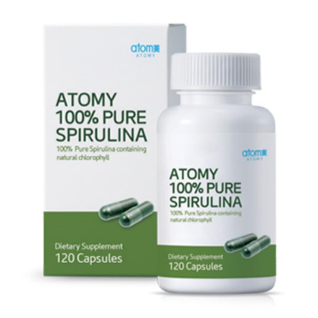 Spirulina 1,69oz (48g), 120kapsułki, 100% Czysty
