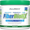 ALLMAX Naturals - FiberBiotix - Wspiera zdrowie żołądka i jelit, detoksykacji i trawienia dla zdrowej i szczęśliwej Gut (189g, Unflavored)