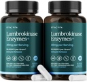 Potężny suplement Lumbrokinazy (120 Servings) 40mg / serving (Max Activity - 800,000 Units) - Lumbrokinase Enzymes Kapsułki na wsparcie energetyczne, trawienie, Cognition & Gut Health - Podobne do Nattokinase