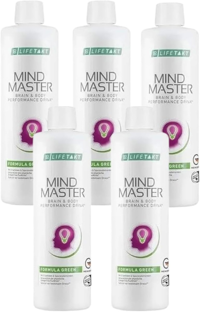 LR Health & Beauty Lifetakt Mind Master Formula Green każdego dnia Natural Treatment Women Set of 5- 500 ml. / 16.9 fl.oz.