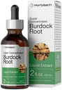 Horbäach Burdock Korzeń nalewka 124; 2 fl oz 124; Super koncentrat ekstrakt ziołowy 124; Wegetarianin, Non-GMO, Glutren wolny, Alkohol wolny