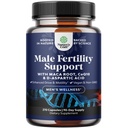 Preconcepcja męski suplement płodności - Nasienie Booster głośności z CoQ10, Maca Root, Metyl Folate & D- Aspartic Acid - Mens Suplement płodności dla Sperm Motility - Pojęcie dla niego, 90 Dni