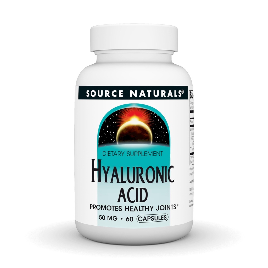 Źródło Naturals Hialuronic Acid, Promotes Healthy Joints *, 50mg - 30 kapsułki