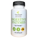 Casa de Sante FODMAP Digestive Enzymes, No High Inulin, Keto Carnivore Intolerantion Support, 18 Multi Enzyme Amylase Bromelain Lipase Lactase Protase Papain Alpha galaktozydaza, More - No GMO