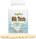 Dobry stan - Wyciąg z mleka Thistle - (500 mg) (80% sylimaryny) (120 kapsułek wegetariańskich)