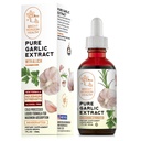 Czysty wyciąg czosnkowy - Suplement Allicin - Wsparcie immunologiczne. Formuła bez alkoholu, Wegan, Surowy, Superfood - Płynne krople czosnkowe - 1 fl.oz