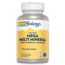 SOLARAY Mega Multi Mineral, Żelazko - Codzienne Mineral Supplement w / Ślad Minerałów, Elektrolity, Wapń, Magnez, Cynk, Selen, Bor - Energia komórkowa, Wsparcie immunologiczne, 60-dniowa gwarancja, 25 Serv