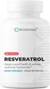Resveratrol 600mg Pothent Antioksydants & Trans- Resveratrol z Polygonum Root Extract, Promotes Anti- Aging & Cardioviral Support, 60 Kapsułki - Made in USA - Wegan, Non-GMO, Gluten Free