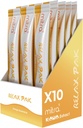 Mitra9 Kava Powder RelaxPak - Orange Dreamsicle Kava Extract Pakiety proszku 124; Mood Enhancer 124; Plant Based 124; Promotes Natural Calm & Clarity 124; Easy Open Single- Serving Stick (10)