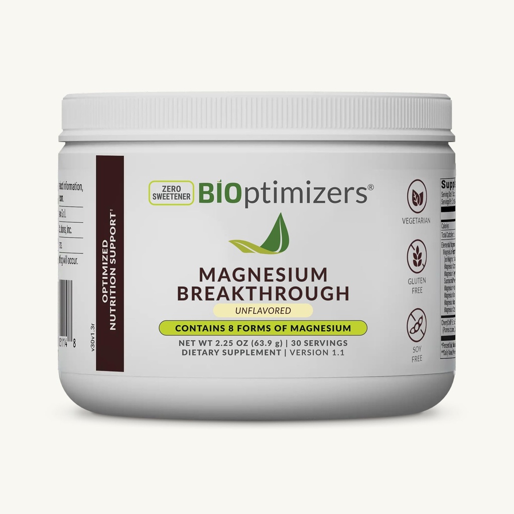 BiOptymalizatory Magnezu Drink Przebijający - 8 Formy Magnezu, Elektrolity, Sleep Health, Stres, Odzysk mięśni, Wspomaganie serca 124; Glicynian, Cytrynian, Malate