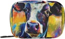 Pil Box Fun Cow 7 dzień Pill Case Travel Pill Organizer Bag z Zipper przenośny tygodniowy suplement witaminy posiadacz Pouch Bag