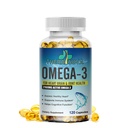 Potrójne moce Omega-3 2160mg + EPA 1296mg + DHA 864mg + Naturalny suplement do zdrowego serca / wsparcia mózgu, 120 Softgels, 60 Day Supply