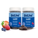 BeLive 5- HTP Gummies - 2 Pack - 120 Ct I 5HTP Calming Gummies for Halited Focus, Relaxation & Rest for Adult