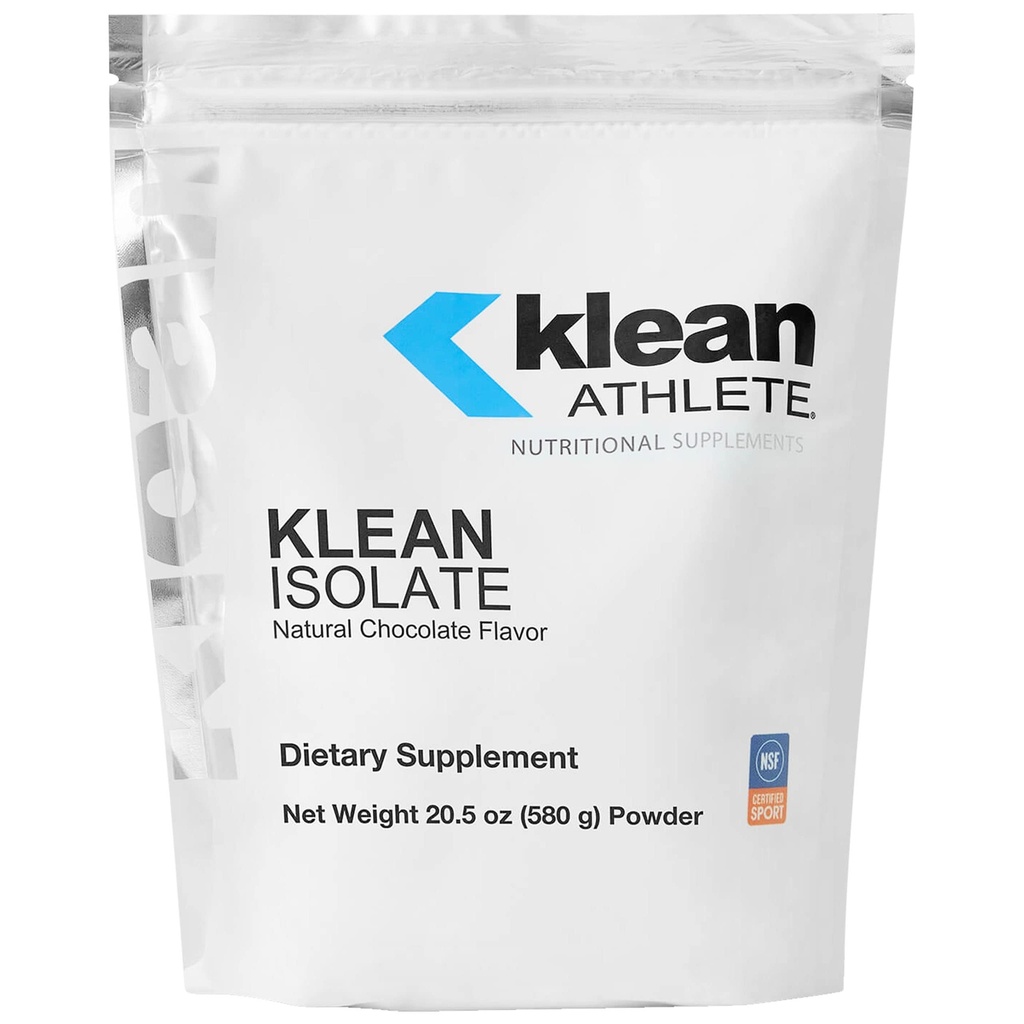 Klean Athlete Klean Isolate Amend124; Whey Protein Isolate to Enhance Daily Protein and Amino Acid Intake for Muscle Integrality * Amend124; NSF Certified for Sport Amend124; 20 Servings Amend124; Natural Chocolate Flavor