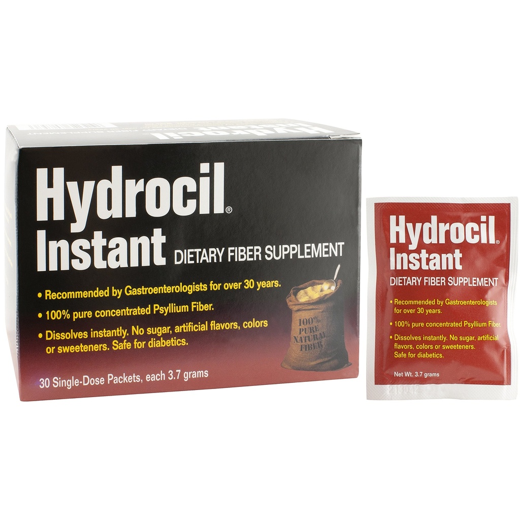 Suplement diety Fiber, Proszek Pyllium Husk, 30 Opakowanie jednodawkowe