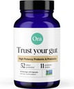 Ora Organic Probiotyki z Prebiotyki - 52 Miliard CFU 11 Klinicznie studiowane Cieśniny dla Digestive Health, Zaufaj swojej Gut, Gluten Free, 60 Kapsułki