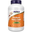 Teraz żywności Suplementy, Pyllium Husk Czapki 700 mg z 50 mg Apple Pectin, Zdrowie jelit *, 180 Kapsułki Veg
