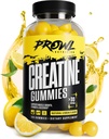 Jednowodziankowe Gummeje - Gummeje dla mężczyzn i kobiet - Wzrost mięśni, siła, & Odzysk - Wegan, Non-GMO, & Gluten- Free Natural Lemon Flavor - (30 Służenie, 120 Hrabia)